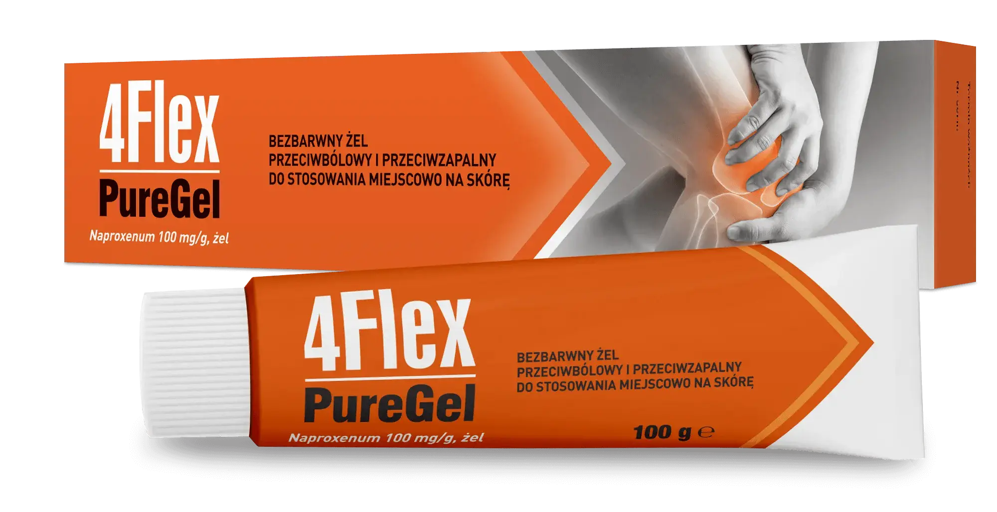 Nowy 4Flex PureGel o działaniu przeciwzapalnym, przeciwb&oacute;lowym i łagodzącym obrzęki. Żel o bezbarwnej konsystencji przeznaczony dla os&oacute;b z stanami zapalnymi staw&oacute;w, os&oacute;b starszych oraz cierpiących na b&oacute;le mięśni i staw&oacute;w.